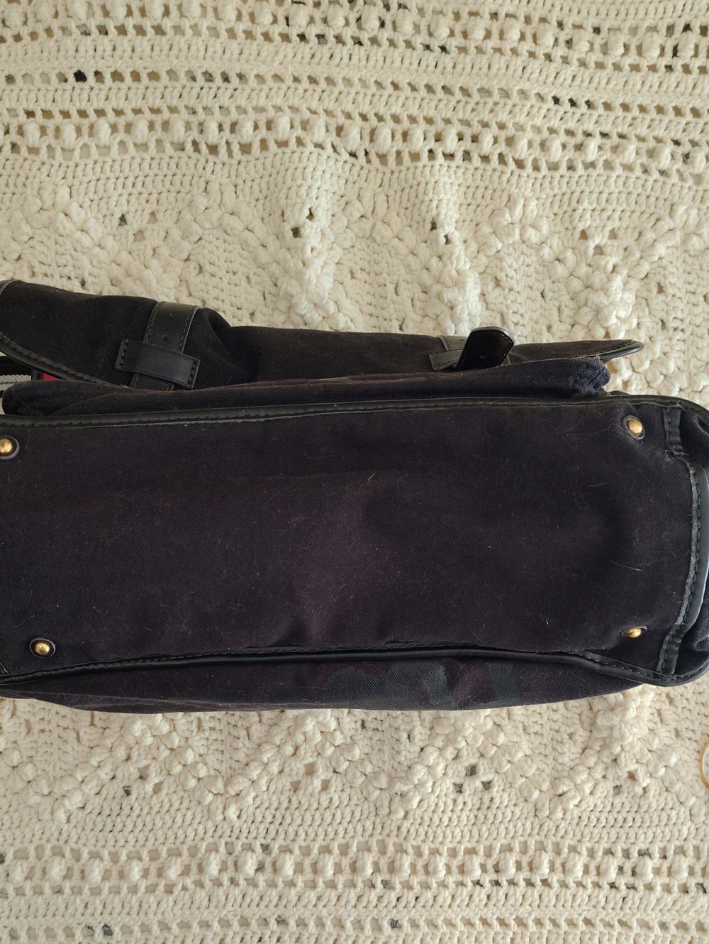 Juicy Couture Black Laptop Canvas Bag